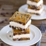A picture of Chocolate Chip Cookie Ice Cream Bars