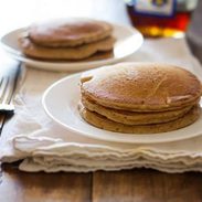 whole wheat pancakes for two
