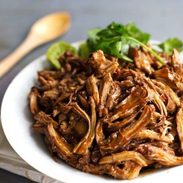 Honey Glazed Crockpot Chicken Adobo - simple pantry ingredients, hardly any hands-on time, 200 calories. | https://fresh-shape.today