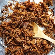 Super Easy Crockpot Shredded Pork - and a trick for getting those deliciously golden crispy bits! | pinchofyum.com