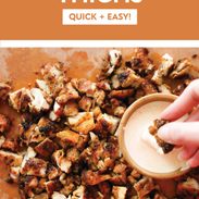 Air fryer chicken thighs pin