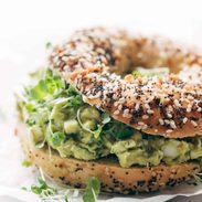 Avocado Egg Salad on a plate.