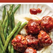 BBQ Meatballs pin.