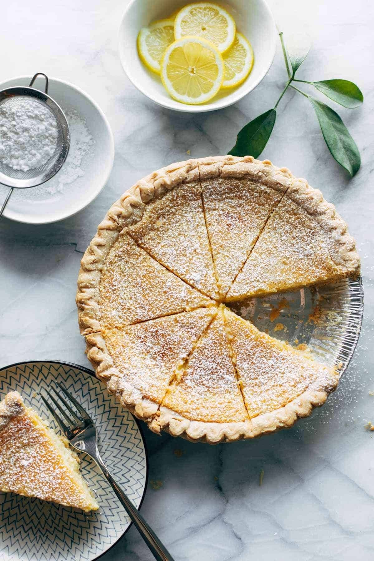Blender lemon pie.