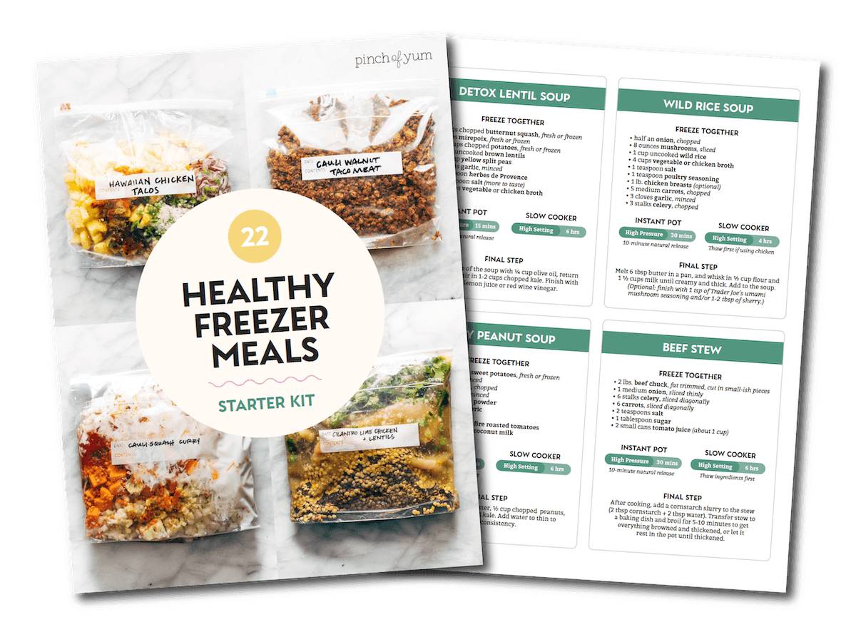 Freezer meal PDF.