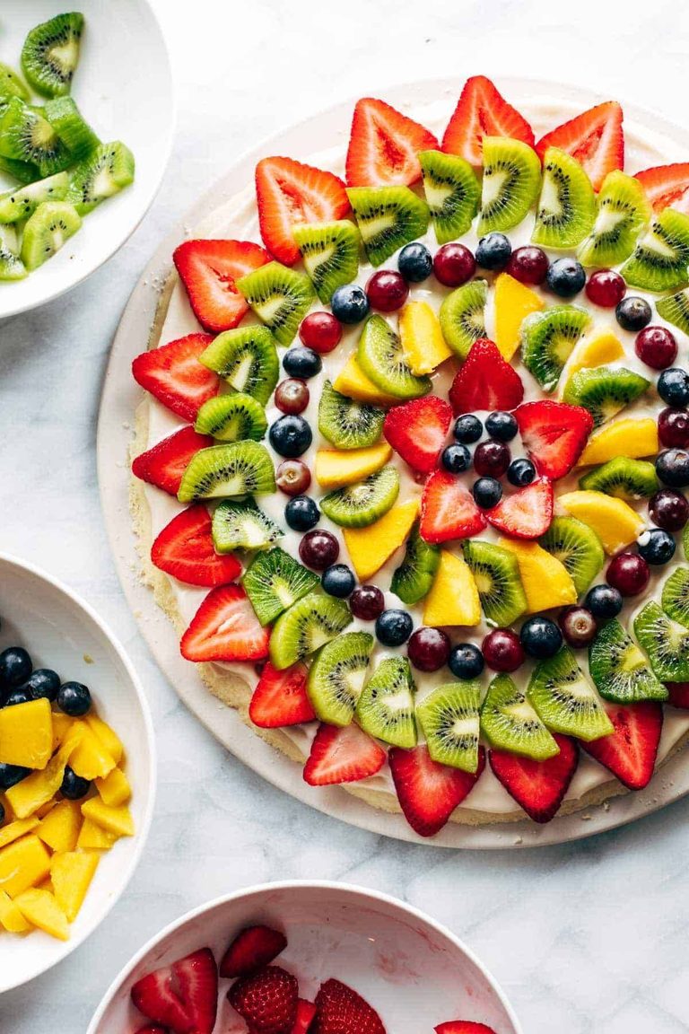 Fruit pizza.