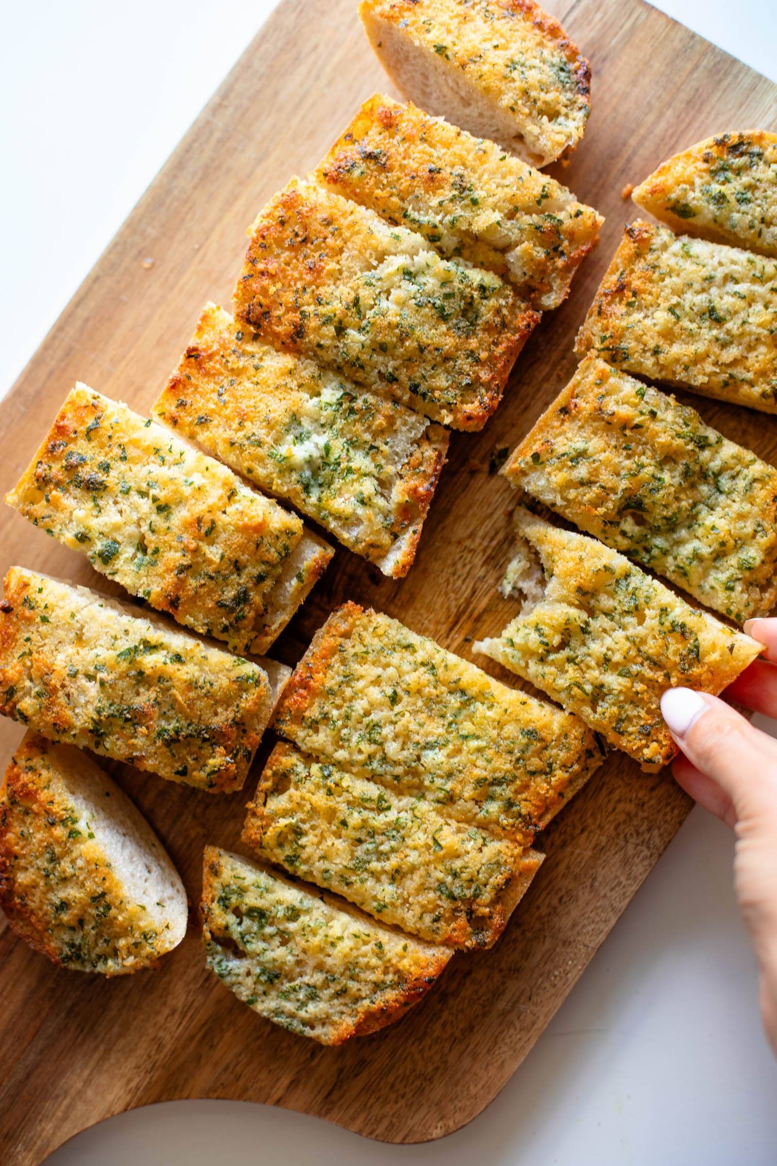 House favorite garlic bread.