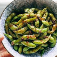 A picture of Garlic Edamame