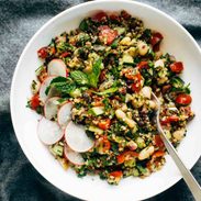 A picture of Lemony Herb-Loaded Chopped Greek Salad