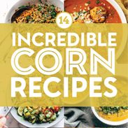 Collage of corn recipes