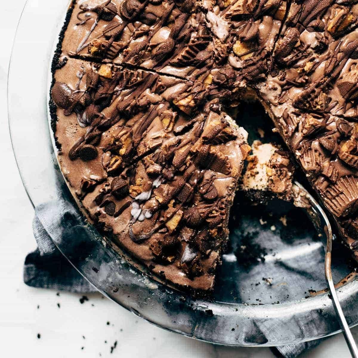 Mocha peanut butter pie.
