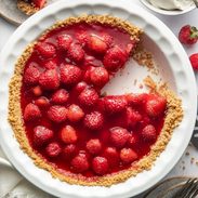 Strawberry pie pin.