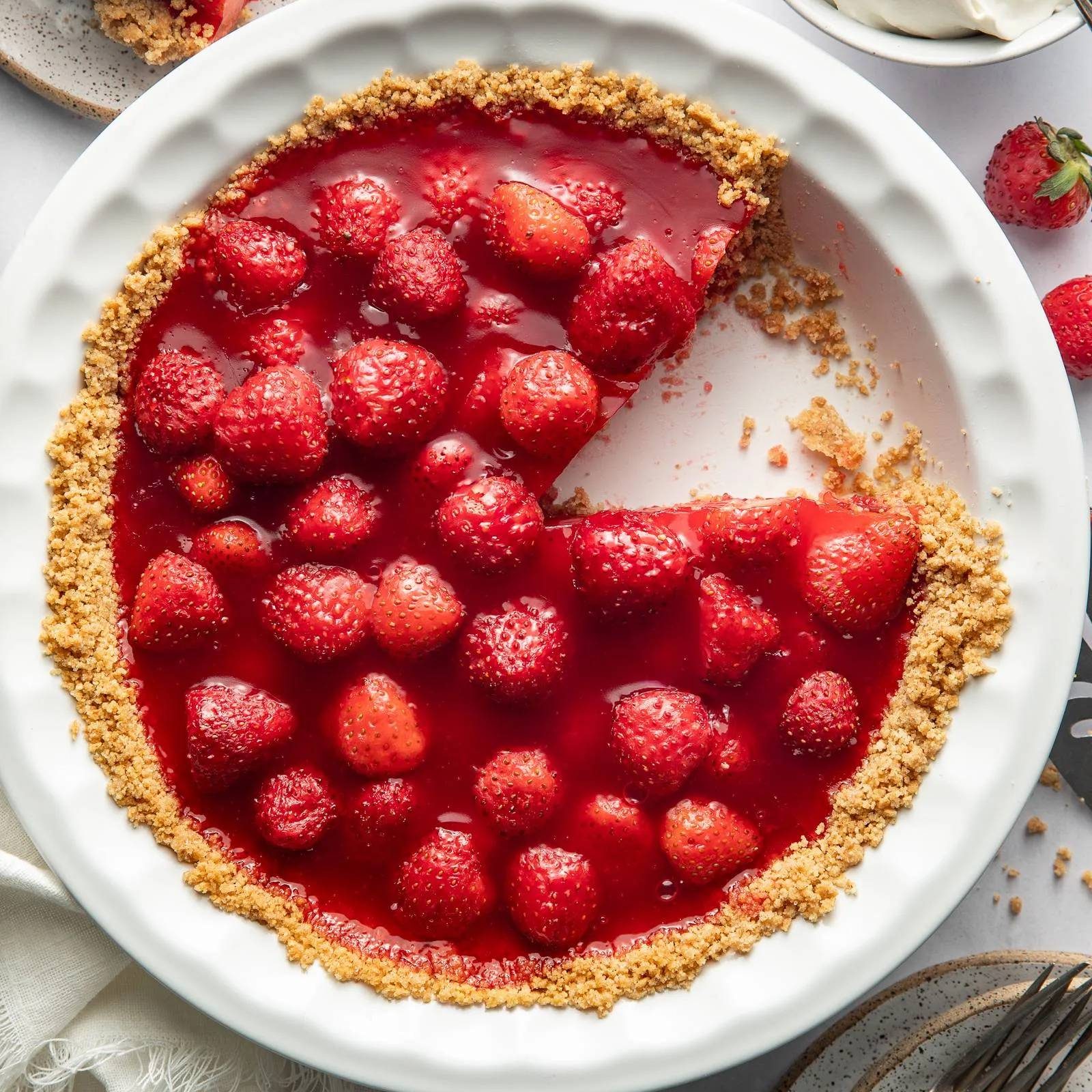 Strawberry pie.