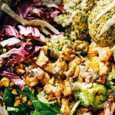 Winter Bliss Bowl with falafel.