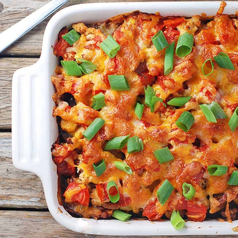 A picture of Southwest Black Bean Casserole