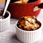 A picture of Hot Fudge Cake with Peanut Butter Sauce